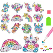 Load image into Gallery viewer, Big Gem Diamond Painting Kit - DIY Mosaic Art &amp; Sticker Craft for Kids
