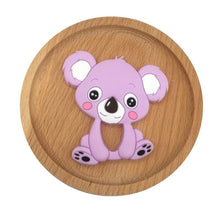 Load image into Gallery viewer, 1pc Unique Baby Koala Silicone Teether Teething Chew Toy   Nursing Tool Pendant Food Grade Silicone
