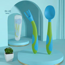 Load image into Gallery viewer, Baby Soft Silicone Spoon Infant Feeding Spoon Utensils Auxiliary Food Spoon Learn Eat Training Soft Spoon Children Tableware
