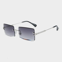 Load image into Gallery viewer, Fashion Rimless  Women Trendy Small Rectangle Sunglasses With High Quality metal frame And UV400 Protection
