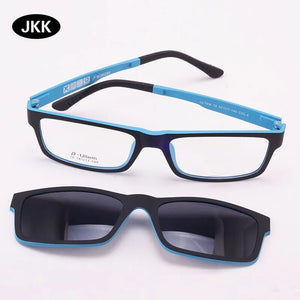 Ultra-lightGlasses Magnet Clip on Sunglasses Myopia Frame Polarized Eyeglasses Functional 3D Glasses Ultem Uv 400 Glasses jkk70