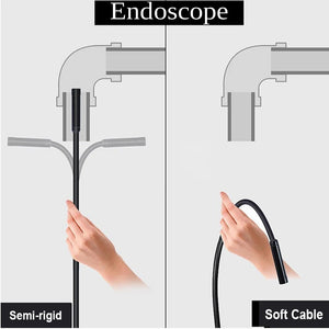 Type C Endoscope Camera 1200P 8mm 1M 2M 5M Soft cable USB Endoscope Borescope Inspection Camera for Android Smartphone Windows