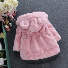 Load image into Gallery viewer, Baby Girl Modern Designer Style Jacket Hooded Cute Thicker Warm Soft Toddler Coat  For Kids
