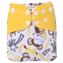 Load image into Gallery viewer, 1Pcs Reusable Cloth Diaper Adjustable Baby Nappies Washable Nappy Durable Baby Diaper
