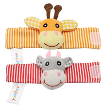 Load image into Gallery viewer, Colorful Wrist Rattles Infant Baby Kids Socks Rattle Toys Foot Socks Educational Toy High Quality Babies Gift
