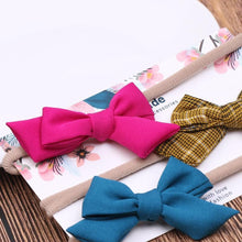 Load image into Gallery viewer, Cute Bow Baby Headband for Girl Nylon Head Bands Turban Newborn Headbands Hairbands for Kids Baby Hair Accessories For Baby
