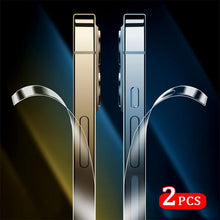 Load image into Gallery viewer, 2Pcs Rim Film for iPhone 14 13 pro max 11Pro XR XS HD Transparent Phone Side Film Protective Ultra-Thin Case Tempered Glass Side Protector for iPhone
