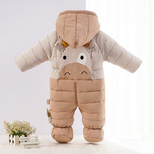 Load image into Gallery viewer, Baby Winter Wear Clothes Snowsuit Cute Calf Infant Snow Jacket Thicken Jumpsuit Children Coat For Babies In Modern Interesting Design
