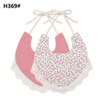 Load image into Gallery viewer, Handmade Luxury Floral Baby Bib Accessories Burp Cloths Newborn Baby Boy Girl Kids Cartoon Bibs 100% Cotton Linen Waterproof Saliva Bib For Kids

