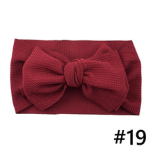 Load image into Gallery viewer, Baby Girls Headband Big Bow Hair Band Kids Adjustable Head Wrap Turban Infant Hair Accessories
