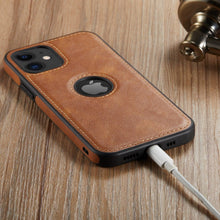 Load image into Gallery viewer, Luxury PU Leather Phone Case For iPhone 14 pro max  13 Pro max 11 12 Pro Max XR XS Max X 7  Plus  case leather Slim  Back Cover Compatible with iPhone 13 Pro Case Slim Leather Classic Luxury Elegant Phone Cover
