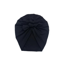 Load image into Gallery viewer, Luxury Modern Baby Headband Hat Bowknot Print Cotton Stretchy Turban Headband Infant Head Wrap Beanie Hat  For Babies and Kids
