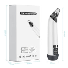 Load image into Gallery viewer, Hot Compress Blackhead Remover Vacuum Suction Acne Pore Cleaner Electric Nose Face Deep Cleansing Skin Care Device Birthday Gift

