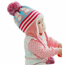 Load image into Gallery viewer, Modern New Baby Boys and Girls Winter Warm Knitted Crochet Ear flap Beanie Wool Cute Penguin Cap For Kids

