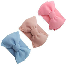 Load image into Gallery viewer, Modern Luxury Elegant Baby Girls Headband Turban Photography Props Baby Hair Accessories Bow 3 Pcs Set For Girls Baby
