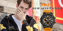 Load image into Gallery viewer, Digital Mens  Sports Waterproof 50 M Watches With Auto Date relogio masculino  Army Military Sports Unisex Watch
