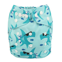 Load image into Gallery viewer, Modrn Printed Baby Pocket Cloth Diaper Nappy Reusable Adjustable Washable Nappies For Baby Boys and Baby Girls In Elegant Style
