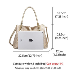 FOXER Women Crossbody Shoulder Bag Female Split Leather Handbag Fashion Lady Tote High Capacity Top Handle All-match Office Bags