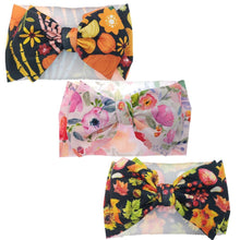 Load image into Gallery viewer, Modern Luxury Elegant Baby Girls Headband Turban Photography Props Baby Hair Accessories Bow 3 Pcs Set For Girls Baby
