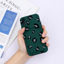Load image into Gallery viewer, Soft Silicone Wallet Card Holder Phone Case For iPhone 11 mini Cases For iPhone 7 8 Cover Simple Silicone Protective Case For iPhone Girls Women Soft Slim Fit iPhone Case
