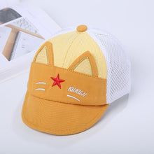 Load image into Gallery viewer, Luxury Summer Newborn Baby Sun Hat Cotton Beret Hat Cartoon Striped Bear Snapback Baseball Cap Baby Hats For girls and Boys Kids
