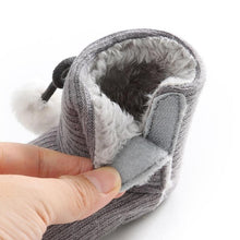Load image into Gallery viewer, Cute Baby Infants Shoes Dot Knitting Boots Casual Non-slip Soft Soled Walking Shoes
