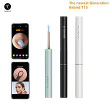 Load image into Gallery viewer, New Bebird T15 R1 Smart Visual Ear Cleaner Health Care Minifit 2in1 Acne Wax Removal HD1080P Otoscope IP67 Waterproof Endoscope
