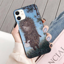 Load image into Gallery viewer, Bright Hedgehog In The Fog Phone Case For Iphone 13 8 7 6 6s Plus X 5s Se 2020 Xr 11 12 Mini Pro Xs Max Screen Protector soft Flexible Silicone Gel Rubber Bumper Cover
