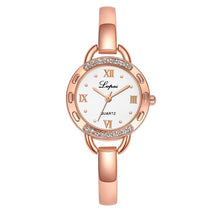 Load image into Gallery viewer, Metal Strap Ladies Bracelet Watch Fashion Simple Dial Small And Exquisite Ladies Watches Clock For Female and Girls
