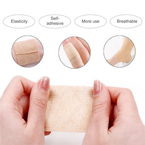 1Pc Disposable Self Adhesive Elastic Bandage for Handle Non-Slip Tattoo Machine Grips Cover Wrap Tape Permanent Tattoo Supplies