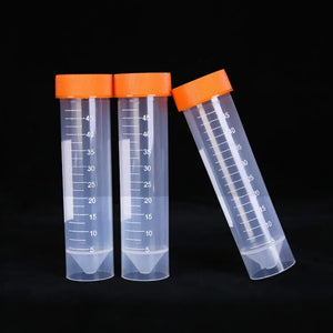 50ml Cryotube Centrifuge Tube With Screw Cap And Scale Medical Equipment Supply  , Pack of 50 Pcs