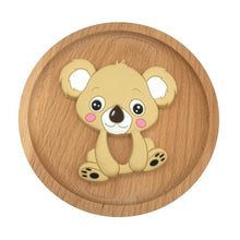 Load image into Gallery viewer, 1pc Unique Baby Koala Silicone Teether Teething Chew Toy   Nursing Tool Pendant Food Grade Silicone
