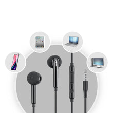 Load image into Gallery viewer, Wired Earphones 1.2mm Stereo  Headphone  Music Sport Headset with Microphone for Cell Phones Hot Sale
