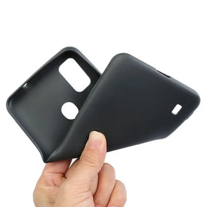 Luxury Black Soft Silicone Phone Case Cover For ZTE Blade A51 Back Cover Coque Funda Capa