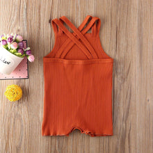 Load image into Gallery viewer, Luxury Modern Baby Kids Boy and Girl Infant Romper Jumpsuit Cotton Outfits Set Ribbed Solid Clothes For Kids

