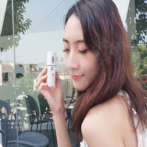 20ML Mini Nano Facial Sprayer Nebulizer Face Steamer Air Humidifier Portable Hydrating Anti-aging Wrinkle Women Beauty Skin Care