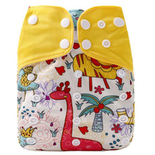 Load image into Gallery viewer, 1Pcs Reusable Cloth Diaper Adjustable Baby Nappies Washable Nappy Durable Baby Diaper
