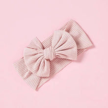 Load image into Gallery viewer, Modern Bowknot Baby Headband Elastic Turban Baby Girl Headbands Baby Girls Bow
