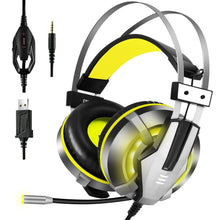 Load image into Gallery viewer, NEW Trend  Gaming Headset Gamer Ear Wired Headphones for Smartphone/PS4/PC/Xbox with Retractable Rotate Microphone and LED Light
