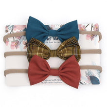 Load image into Gallery viewer, Cute Bow Baby Headband for Girl Nylon Head Bands Turban Newborn Headbands Hairbands for Kids Baby Hair Accessories For Baby
