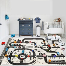 Load image into Gallery viewer, Baby Playing Mat Kids Boys  Crawling Carpet Cute Cartoon Traffic Park Map Mat Toys for Children In Modern New City Design
