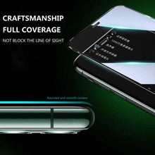 Load image into Gallery viewer, 3Pcs Dust Net Protective Glass For iPhone 13 12 11 Pro XS Max XR 12 Mini Full Cover Protector Tempered Glass on iphone 13 14 Pro  Soft Flexible Ceramic Film Screen Protector Compatible with iPhone
