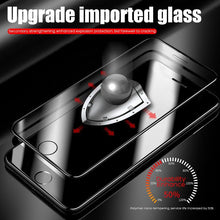 Load image into Gallery viewer, 2000D Curved Edge Tempered Glass For iPhone SE 2020 6 6S 7 8 Plus Full Cover Glass on iPhone 11 Pro XS Max X XR Screen Protector Screen Protector No Side Bezel Easy Installation Frame 3X Stronger Screen Protector
