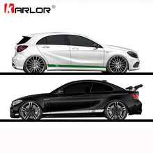 Load image into Gallery viewer, 2pcs/lot 220x8cm Stripe Style Side Stripes Car Both Body Stickers Decal Car Wrap Vinyl Film Automobiles Products Car Accessories
