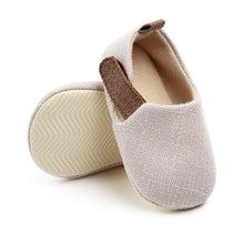 Load image into Gallery viewer, Baby Unisex Shoes Infant Soft First Walkers Nonslip Indoor Outdoor Shoes Cotton Fabric Prewalkers
