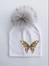 Load image into Gallery viewer, Fashion Baby Cap With Butterfly Toddlers Infant Bonnet Baby Hat For Boys and Girls Travel Hat Cap
