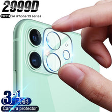 Load image into Gallery viewer, 3pcs Camera Lens Tempered Glass For iPhone 11 12 13 Pro XS Max X XR Camera Protector For iPhone 11 7 8 6 6S Plus SE Camera Glass Case Scratch Resistant Tempered Glass
