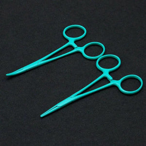 5" curved trauma shears surgery scissors hemostat mosquito forceps dog grooming surgical scissors pet clamp dog artery clamp