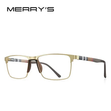 Load image into Gallery viewer, MERRYS DESIGN Men’s Titanium Glasses – Ultralight Square Prescription Frame
