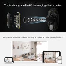 Load image into Gallery viewer, Xiaomi Mijia 1296P Ultra HD 2K Smart IP Camera WiFi Pan-tilt 360° Video Webcam Baby Security Monitor Night Vision For MiHome APP
